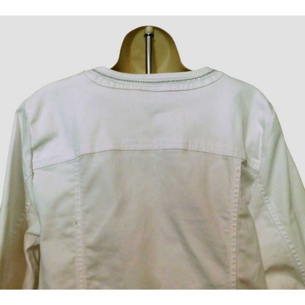 Other Catherines Jean Jacket 0X 14 16 White Silve… - image 7