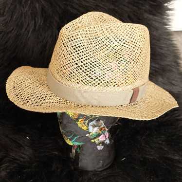 Vintage Vintage Straw Cowboy Sun Hat