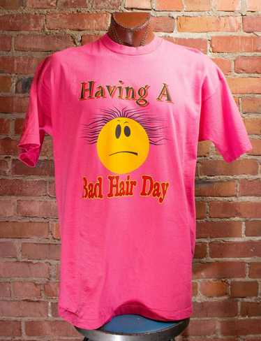 Vintage Vintage Having A Bad Hair Day Graphic T-Sh