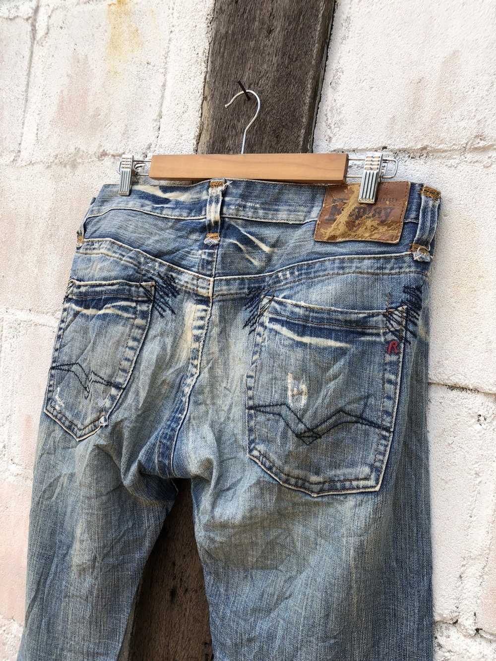 Distressed Denim × Replay Jeans Denim Replay Dest… - image 6