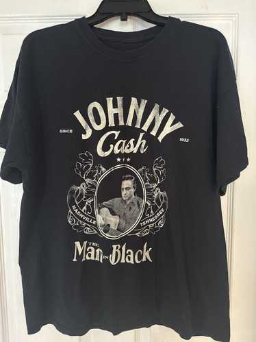 Vintage Johnny Cash the Man in Black, classic Nash