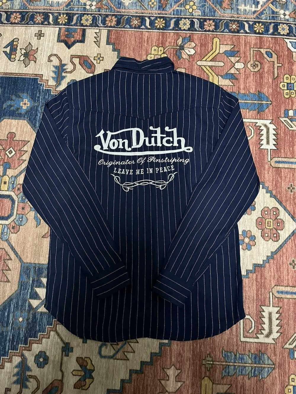 Von Dutch Vintage Von Dutch Embroidered Button Up… - image 1