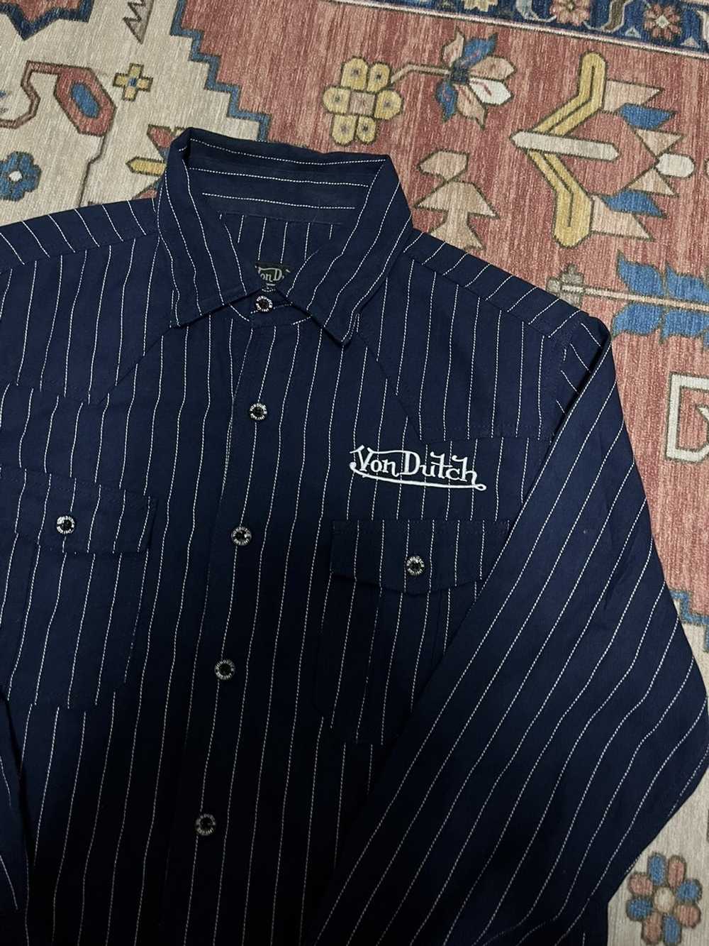 Von Dutch Vintage Von Dutch Embroidered Button Up… - image 3