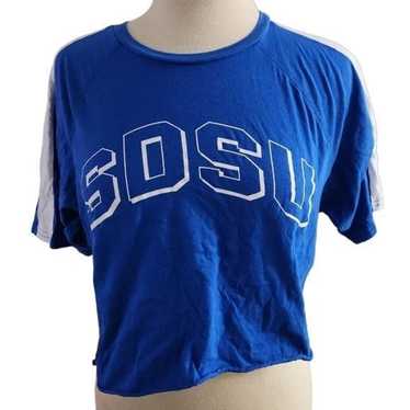 Other Blue 84 Small Cropped SOSU College Casual S… - image 1