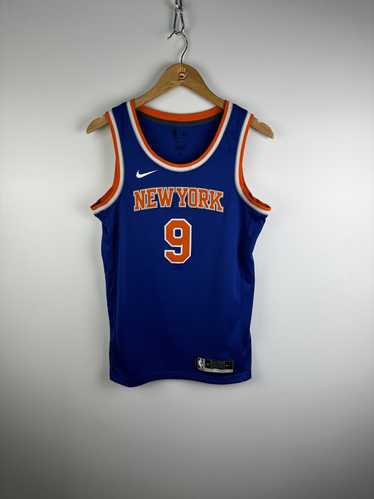 RJ Barrett New York Knicks Game-Used #9 White Jersey vs. Charlotte