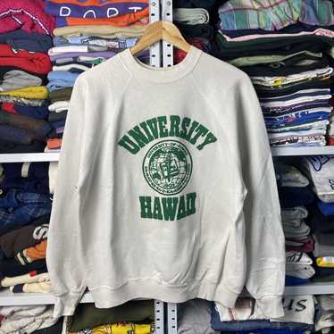 American College × Hawaiian Shirt × Vintage Universit… - Gem