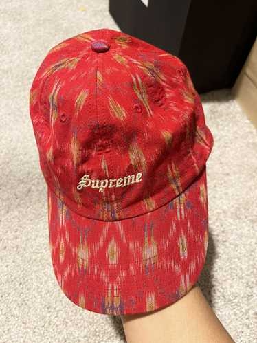 SUPREME New York Reflective Tab Pocket Camp Cap RED Hat Adjustable. New S/S  2018