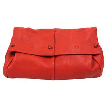 Pollini Clutch Bag Leather in Red - image 1