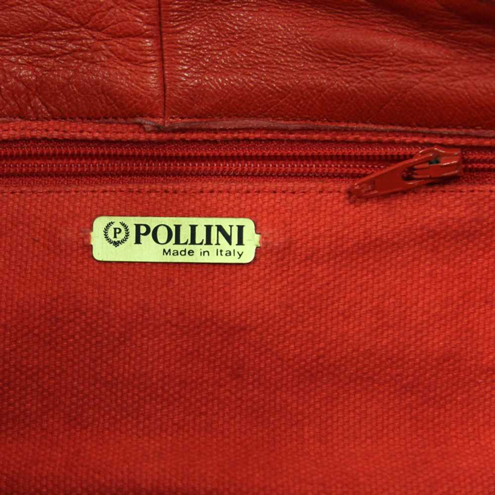 Pollini Clutch Bag Leather in Red - image 6
