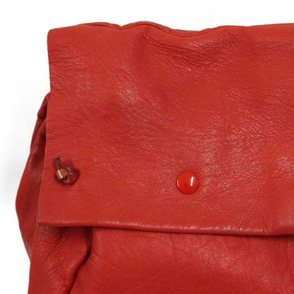 Pollini Clutch Bag Leather in Red - image 7