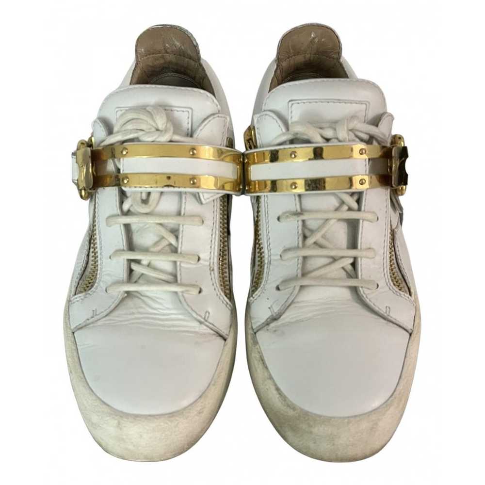 Giuseppe Zanotti Coby leather low trainers - image 1