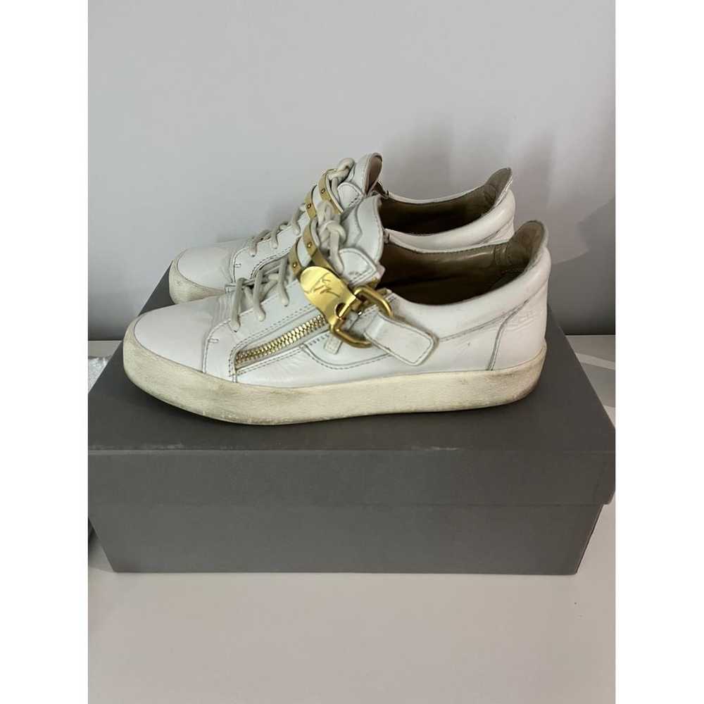Giuseppe Zanotti Coby leather low trainers - image 2