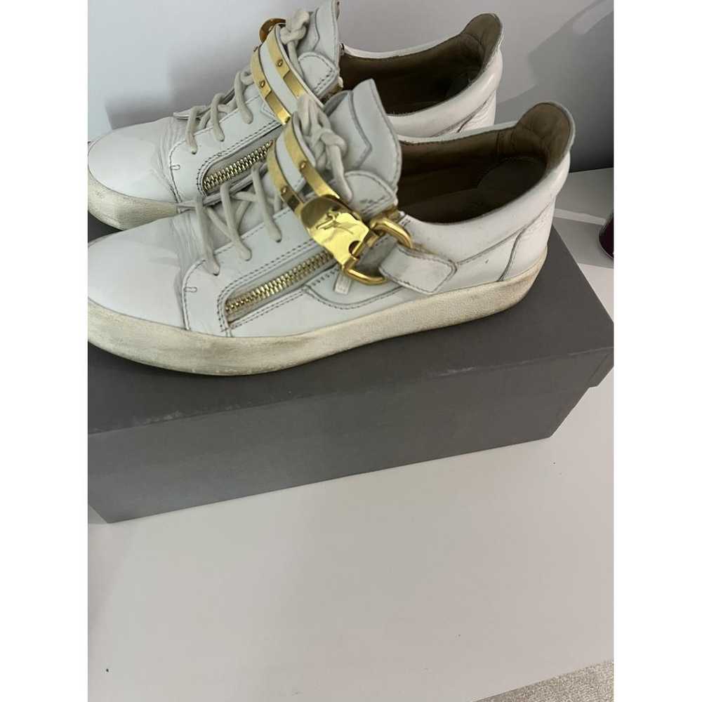 Giuseppe Zanotti Coby leather low trainers - image 3