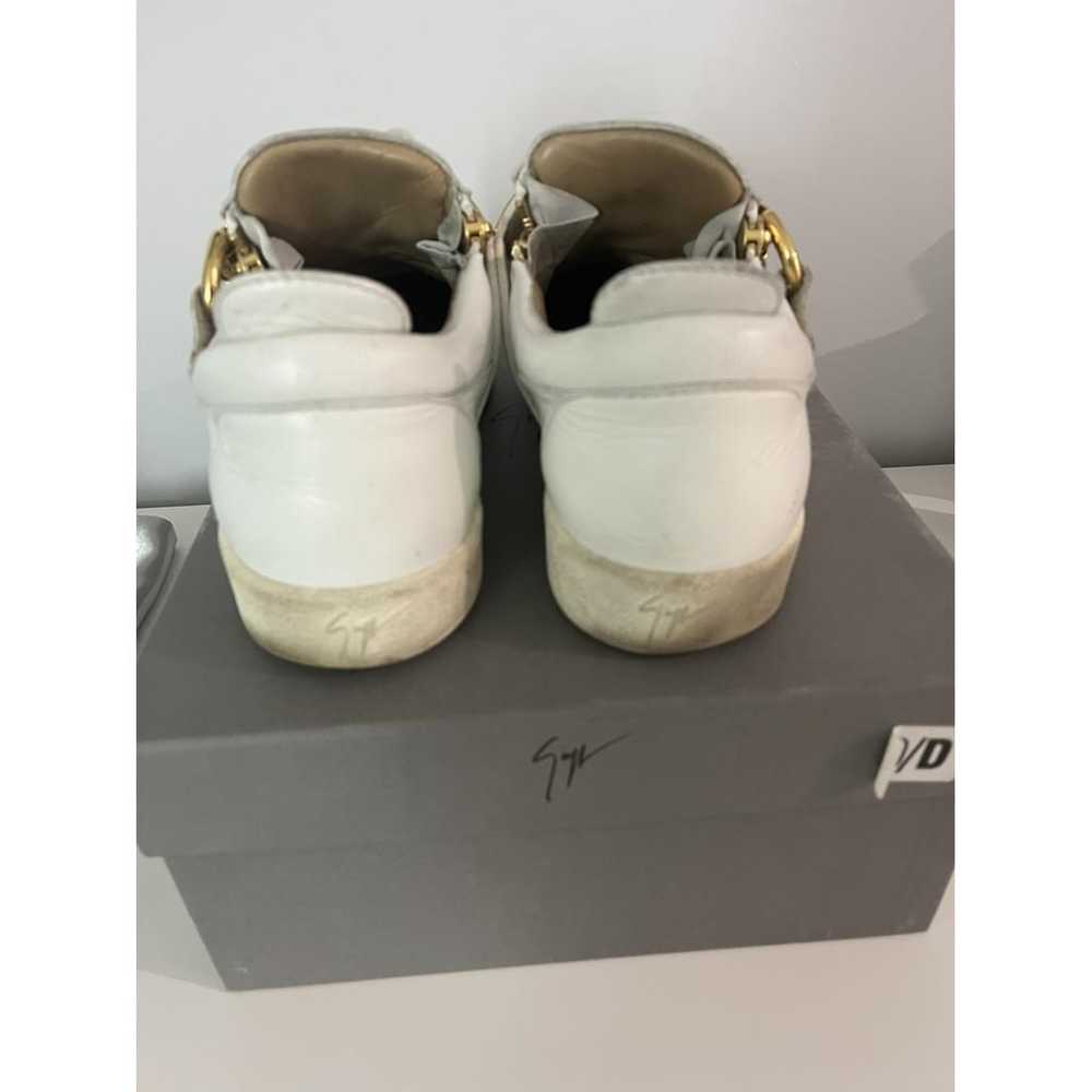 Giuseppe Zanotti Coby leather low trainers - image 4