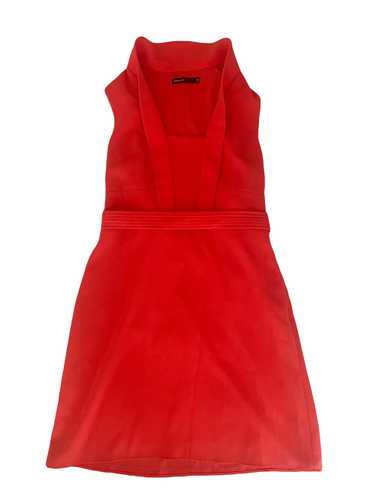 Karen Millen Red Crepe Dress UK 14