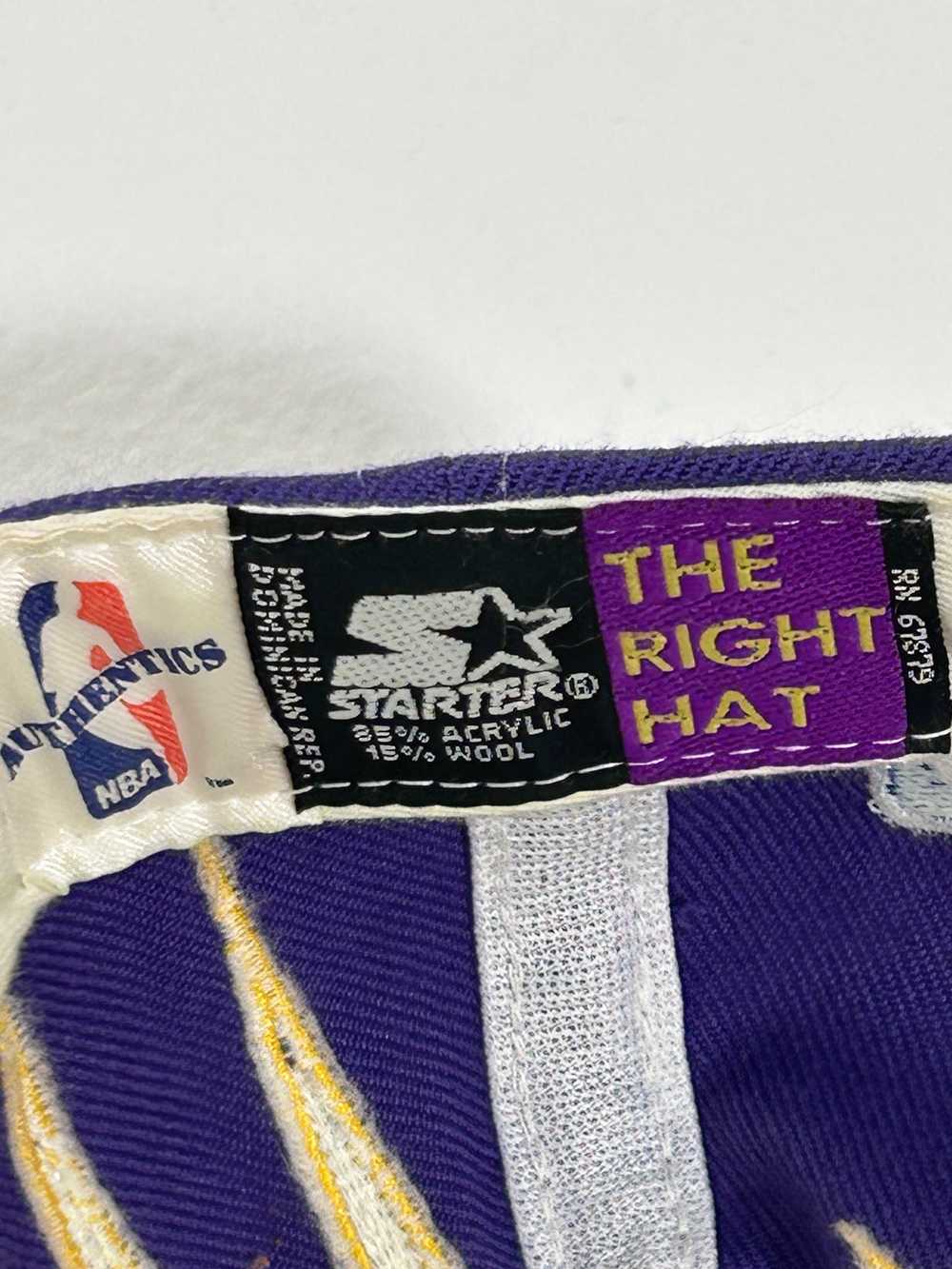 Vintage Los Angeles Lakers Starter Shockwave Hat - image 8