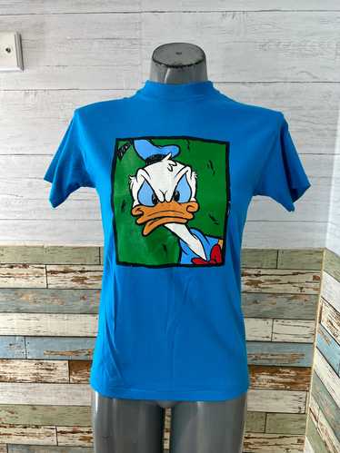 90’s Blue Donald Duck Print T-Shirt