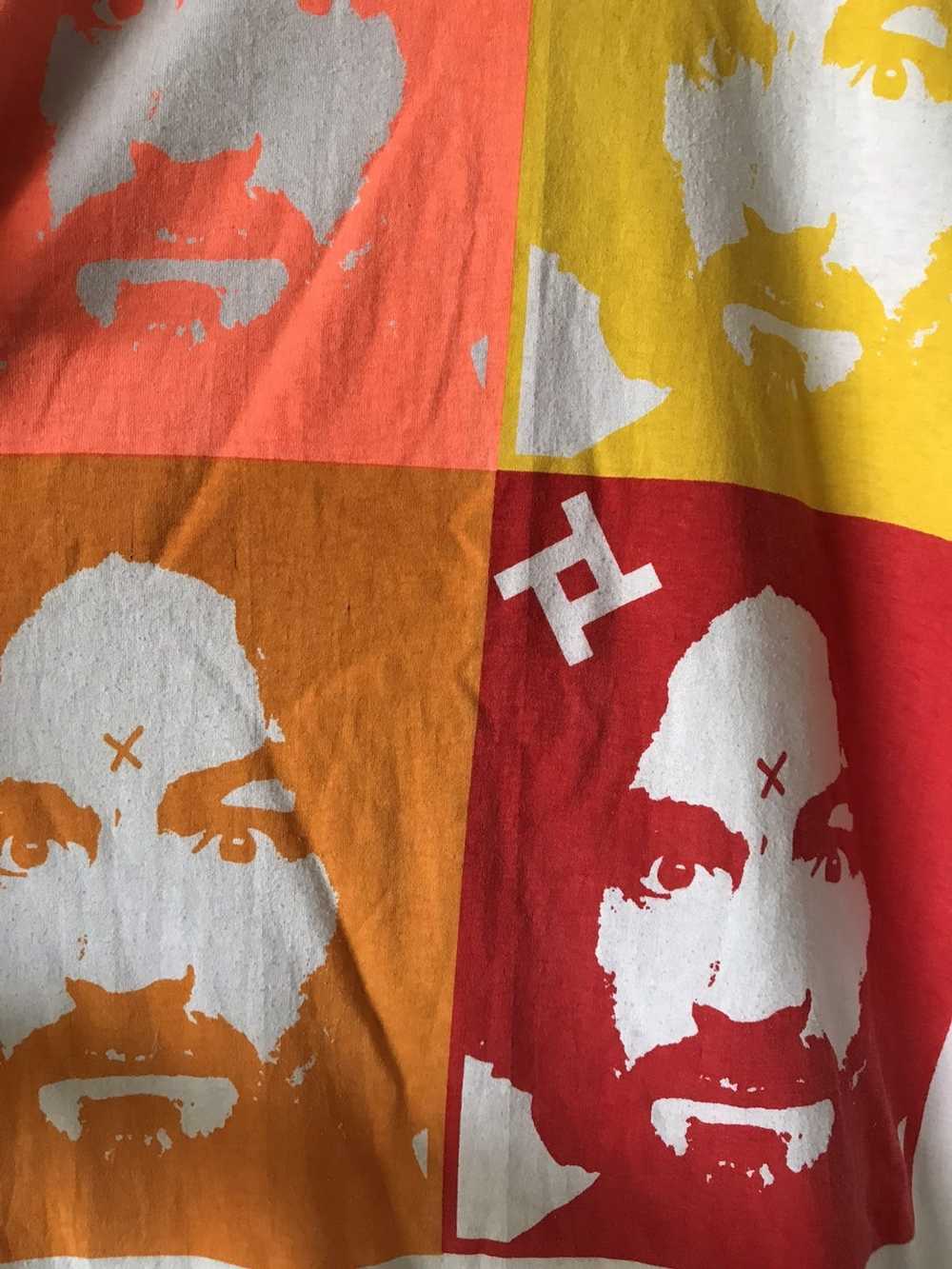 Vintage Vintage 90s Charles Manson Popart Shirt - image 2