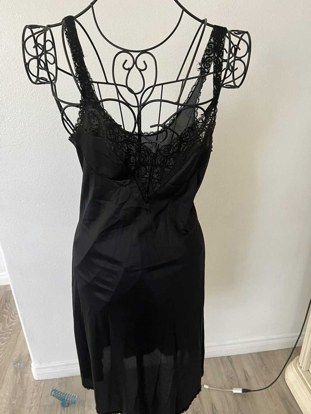 Vintage Lace black gown - image 7