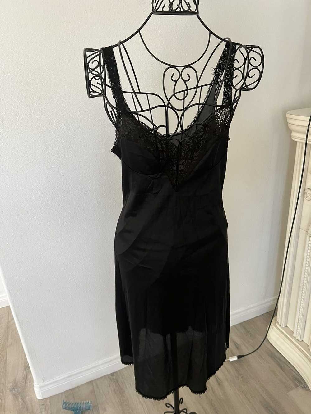 Vintage Lace black gown - image 8