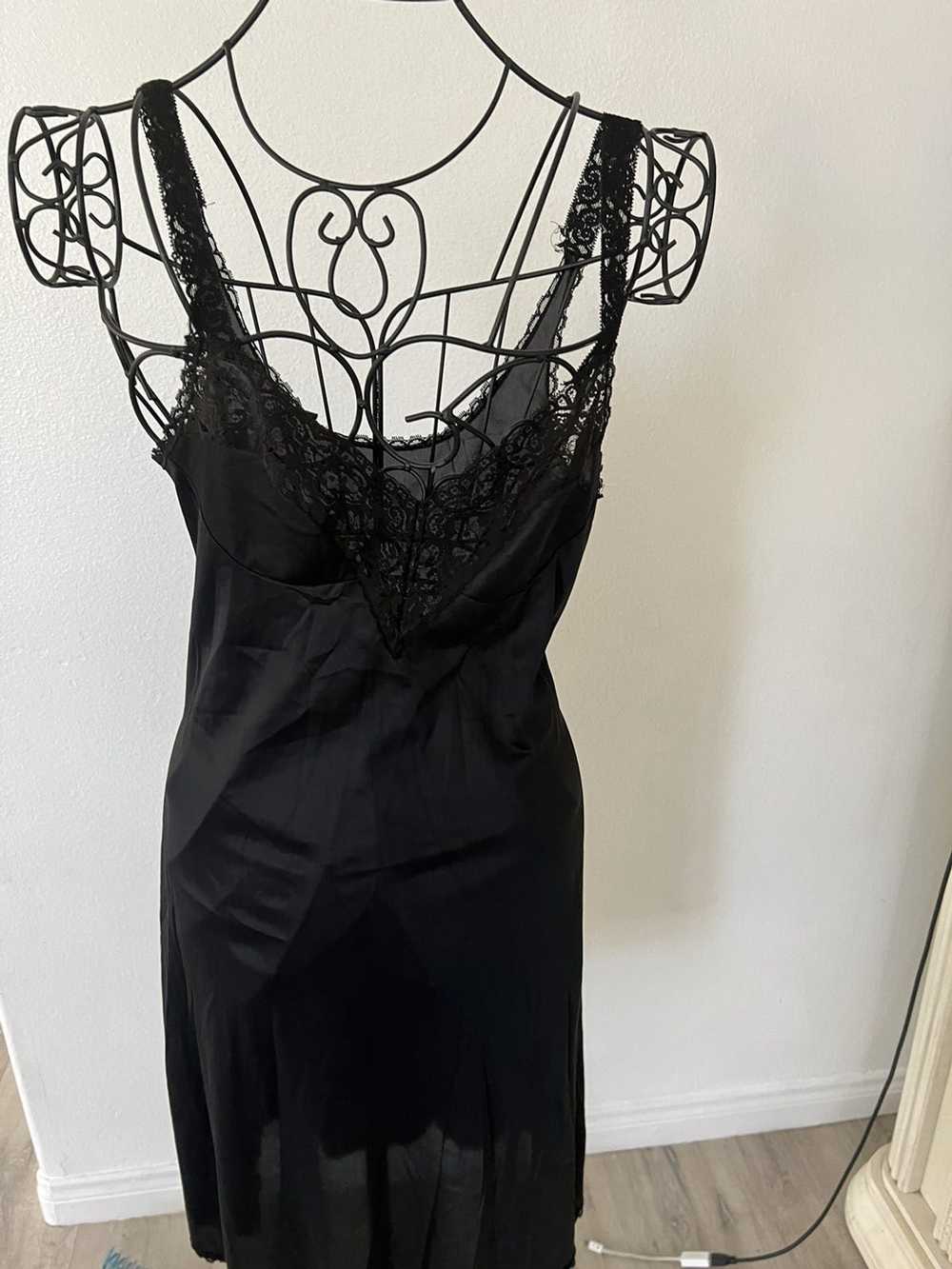 Vintage Lace black gown - image 9