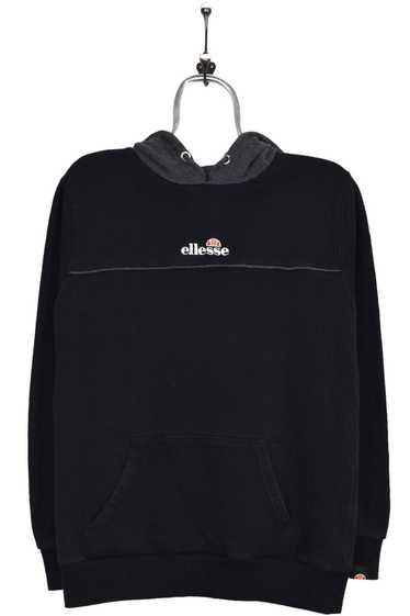 Ellesse Vintage Ellesse hoodie, black embroidered 