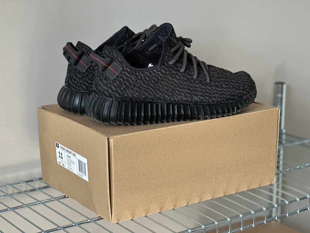 Adidas × Kanye West Yeezy boost 350 v1 Pirate Bla… - image 2