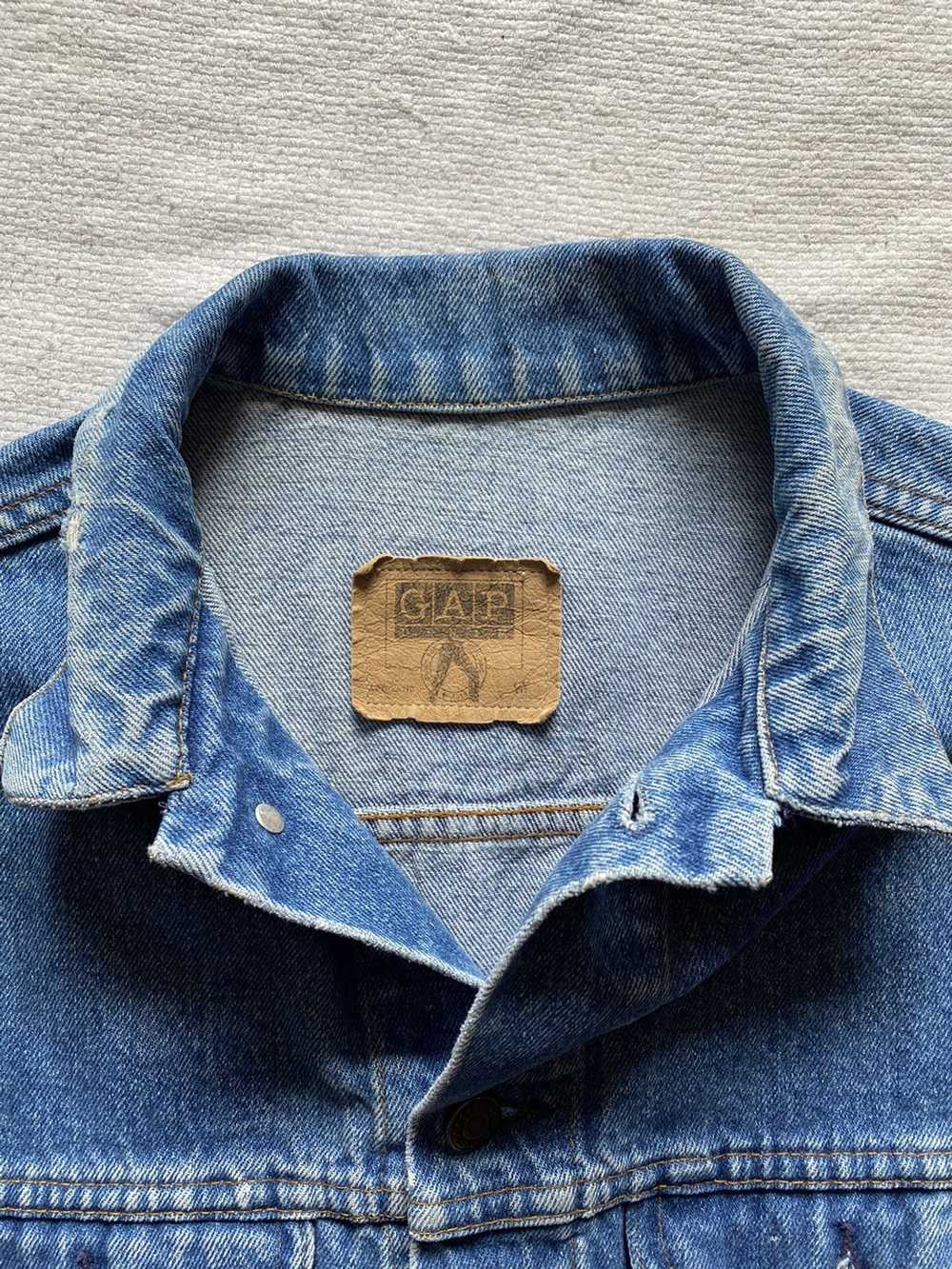 Gap × Made In Usa × Vintage 90s Gap Denim Jacket - image 7