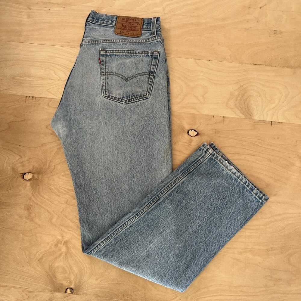 Levi's × Vintage Vintage Levis 501 Jeans 35x31 Bl… - image 10