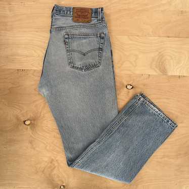 Levi's × Vintage Vintage Levis 501 Jeans 35x31 Bl… - image 1