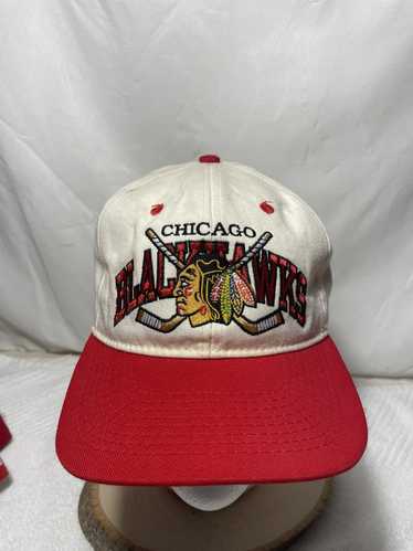 NHL × Vintage RARE #1 Apparel Chicago Blackhawk Em