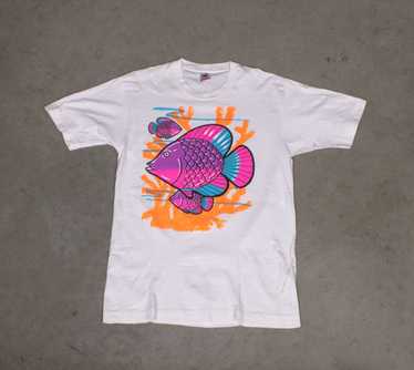 Animal Tee × Fruit Of The Loom × Vintage Vintage … - image 1