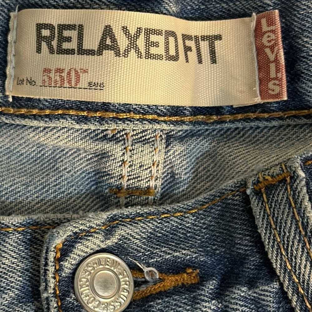 Levi's Levi’s 550 Relaxed Fit Denim Waist: 34, In… - image 10