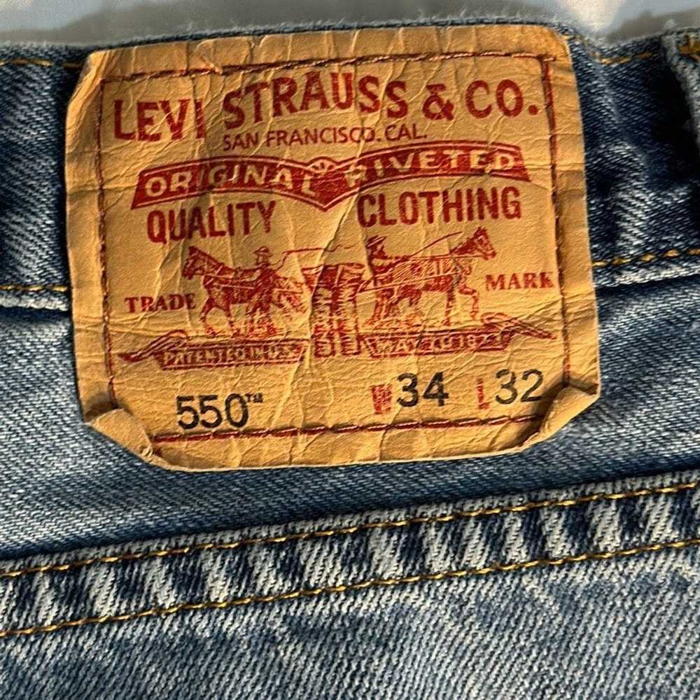 Levi's Levi’s 550 Relaxed Fit Denim Waist: 34, In… - image 11