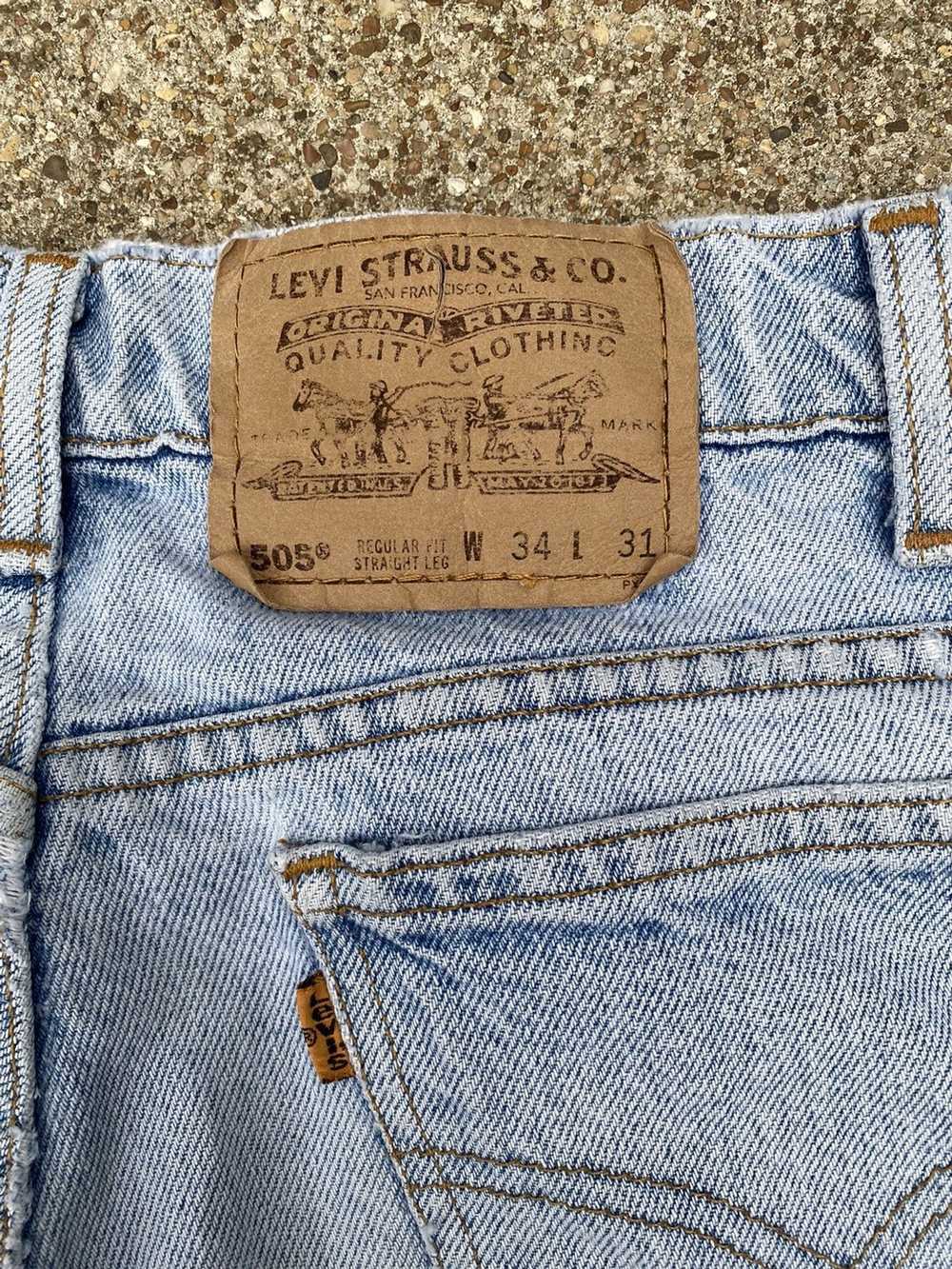 Levi's × Vintage Levis Orange Tab 505 Jeans 90s - image 3