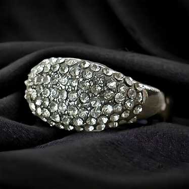 Other Paved crystal dome ring - image 1