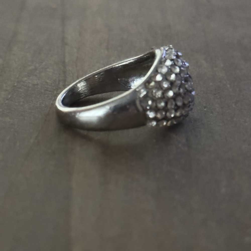 Other Paved crystal dome ring - image 4