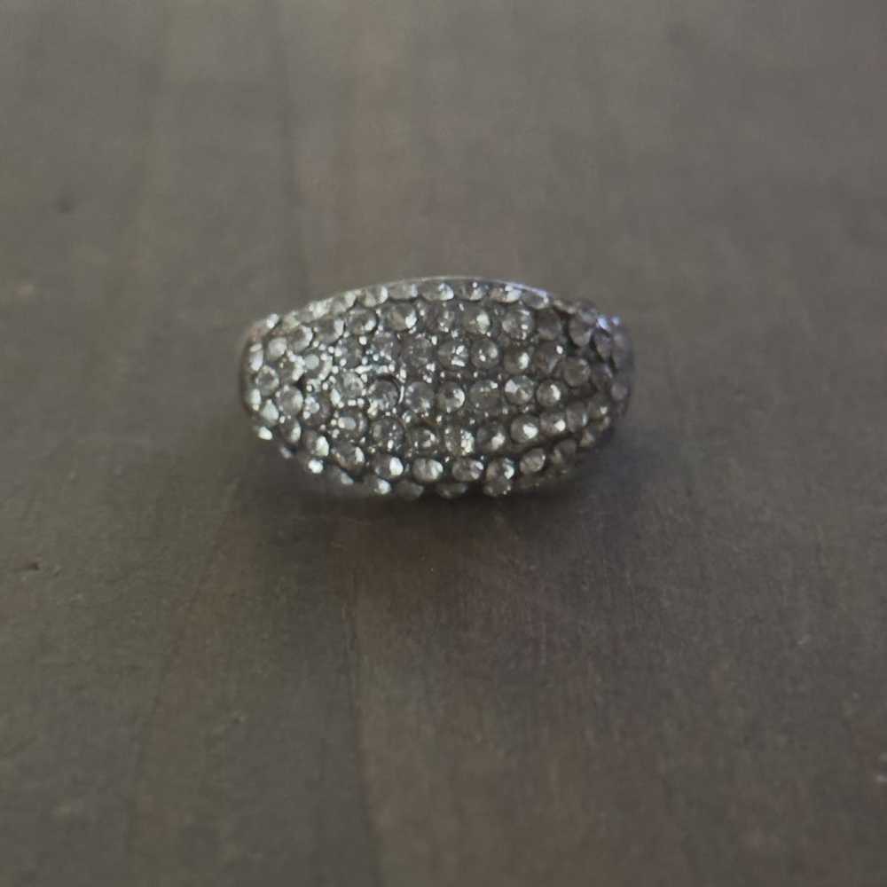 Other Paved crystal dome ring - image 5