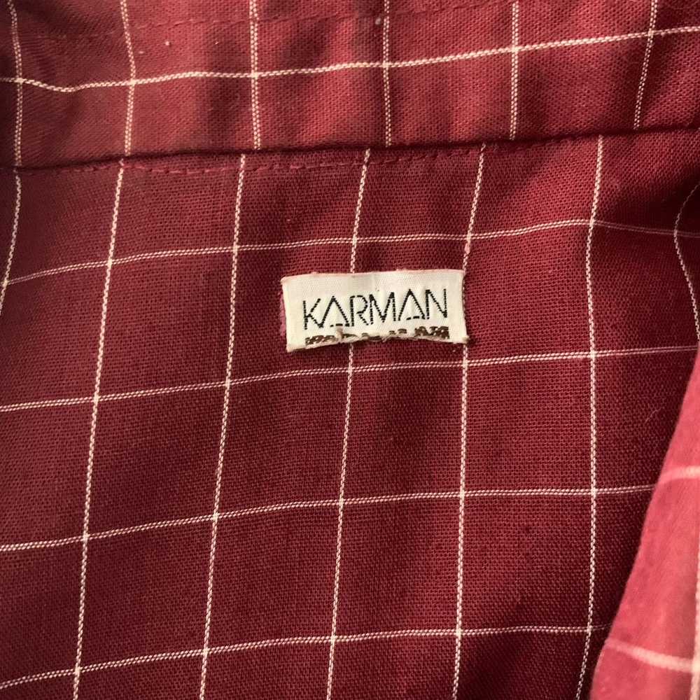 Vintage Vintage Karman Pearl Snap Western Shirt M… - image 6