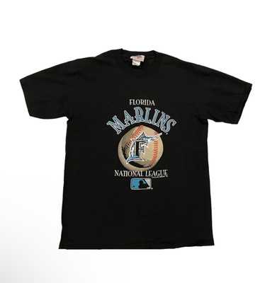 Vintage Florida Marlins Opening Day T Shirt Tee Chalk Line 