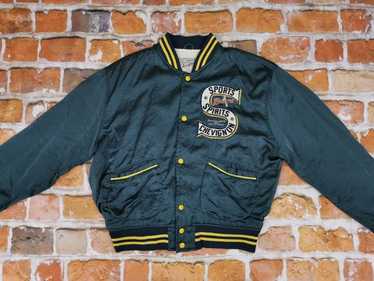 ジャケット・アウター 80s 90s CHEVIGNON Padded Varsity Jacket CENTURY 90 VARSITY LEATHER JACKET IN BROWN – Chevignon US
