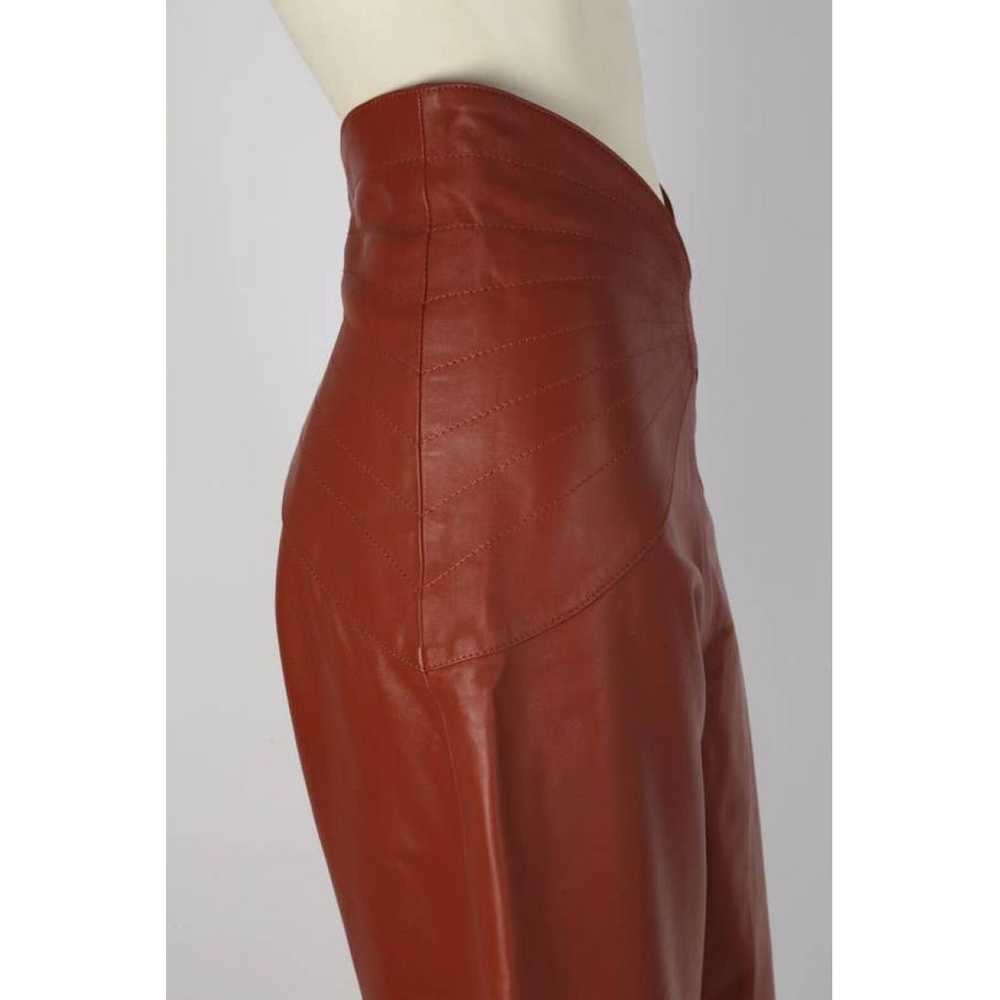 Attico Leather trousers - image 5