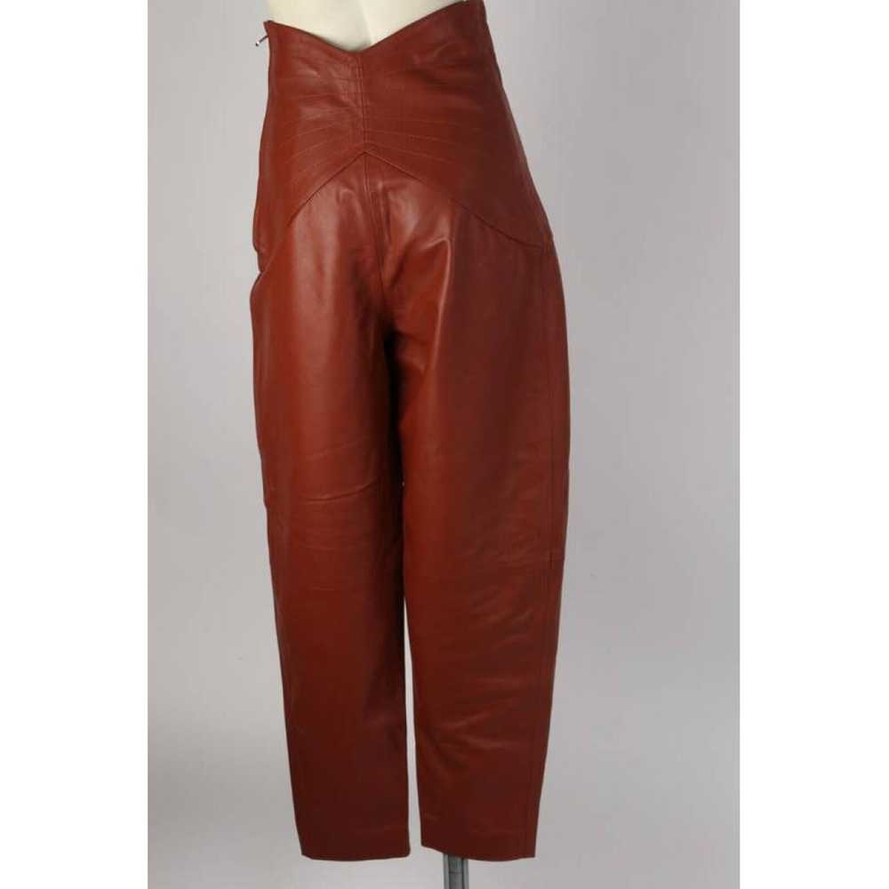 Attico Leather trousers - image 8