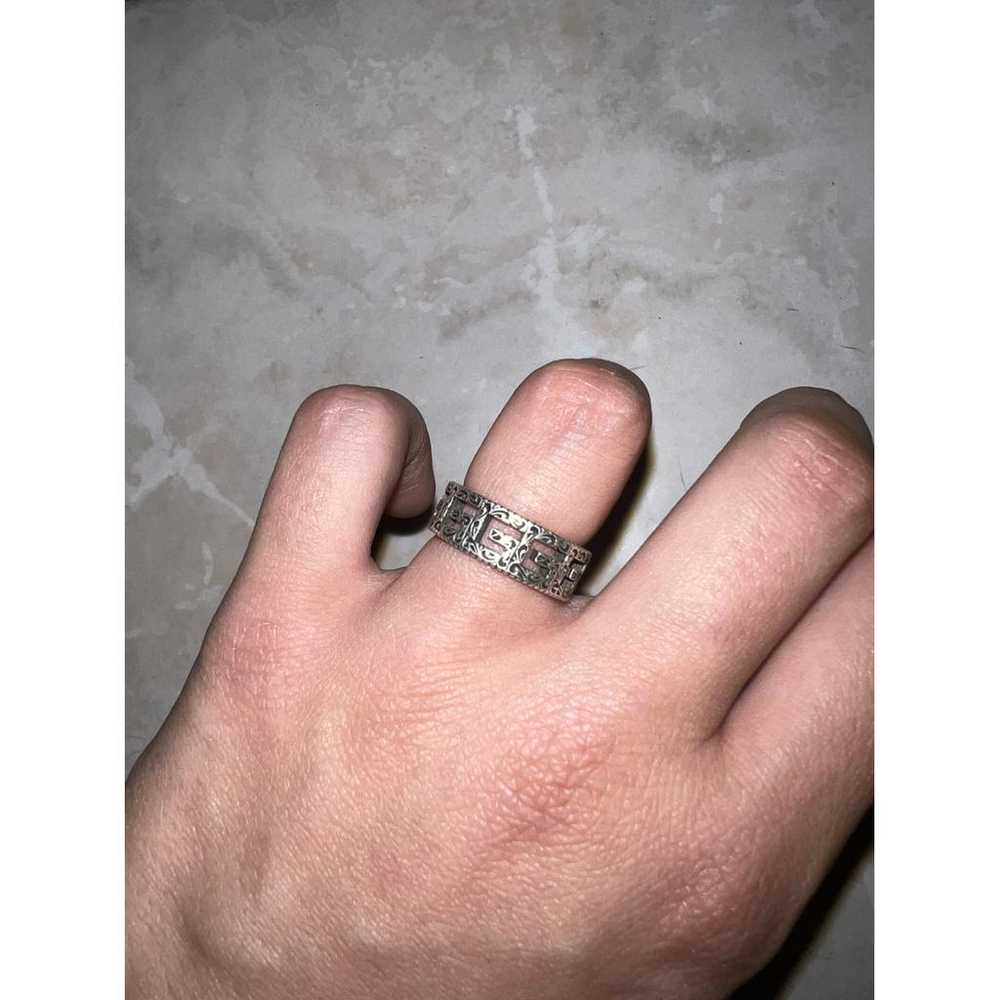 Gucci Gg Running silver ring - image 3
