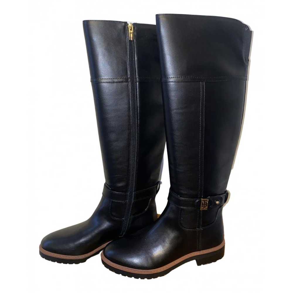 Tommy Hilfiger Leather riding boots - image 1