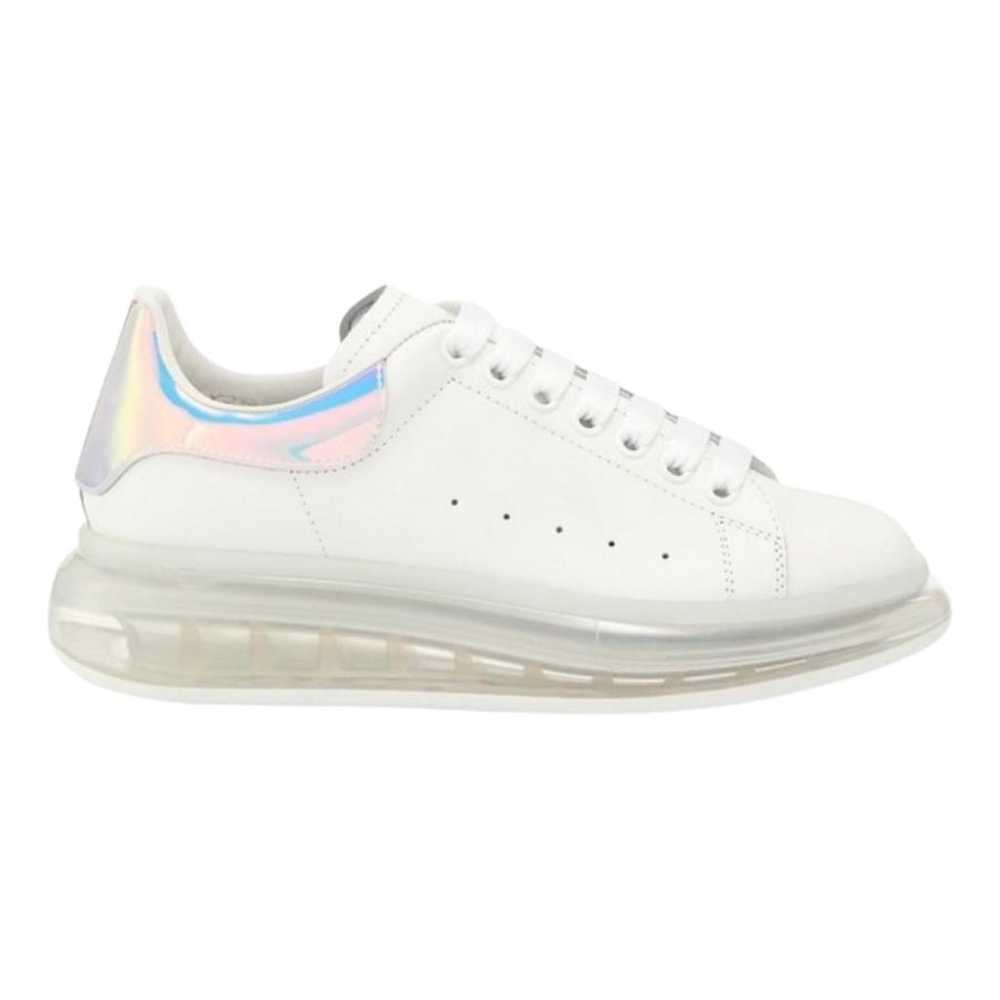 Alexander McQueen Oversize leather low trainers - image 1