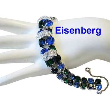 EISENBERG Emerald, Sapphire, Navy & Ocean Blue RH… - image 1