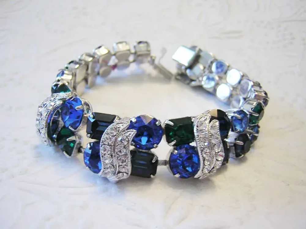 EISENBERG Emerald, Sapphire, Navy & Ocean Blue RH… - image 8