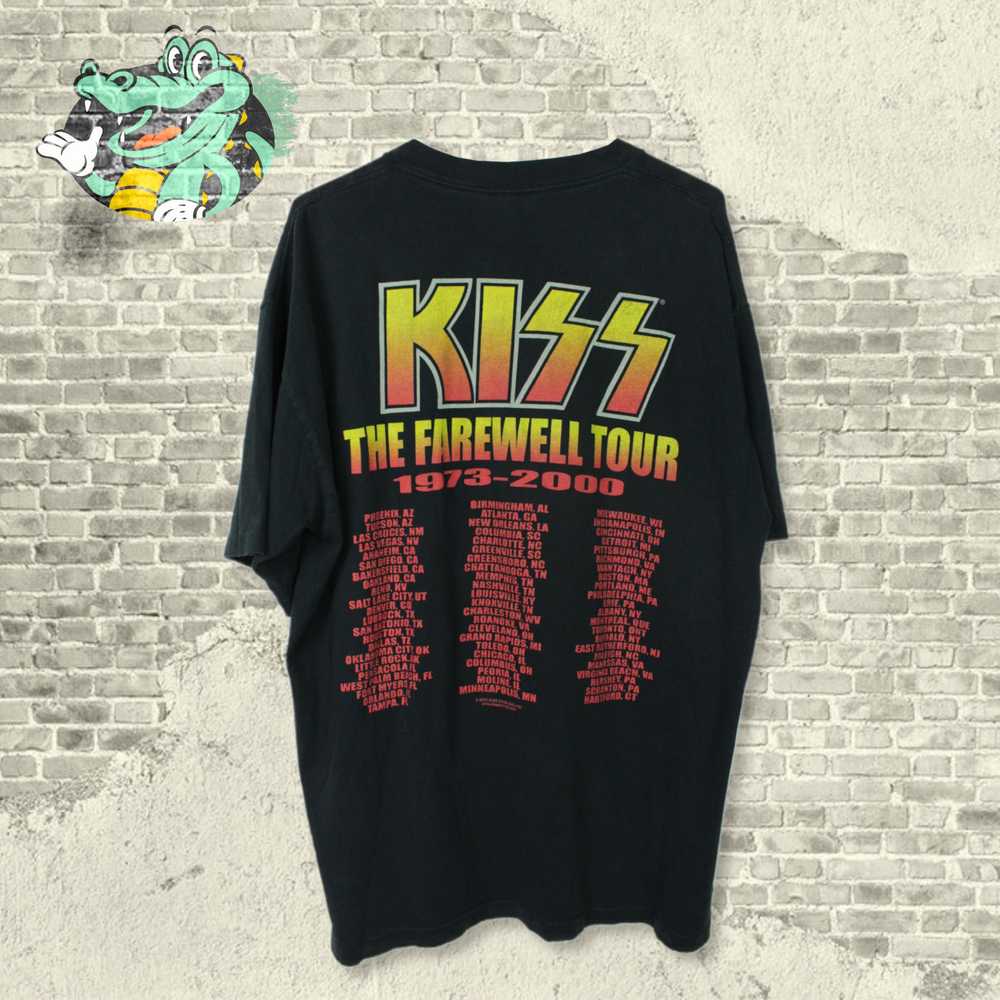 Vintage 2000 KISS The Farewell Tour Rock T-shirt … - image 2