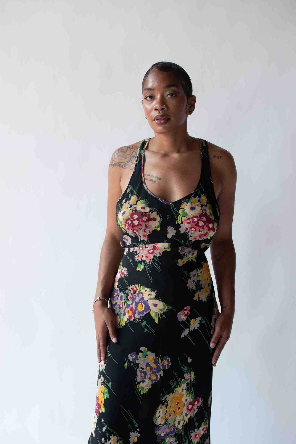 1990s Floral Print Dress | Betsey Johnson - image 3